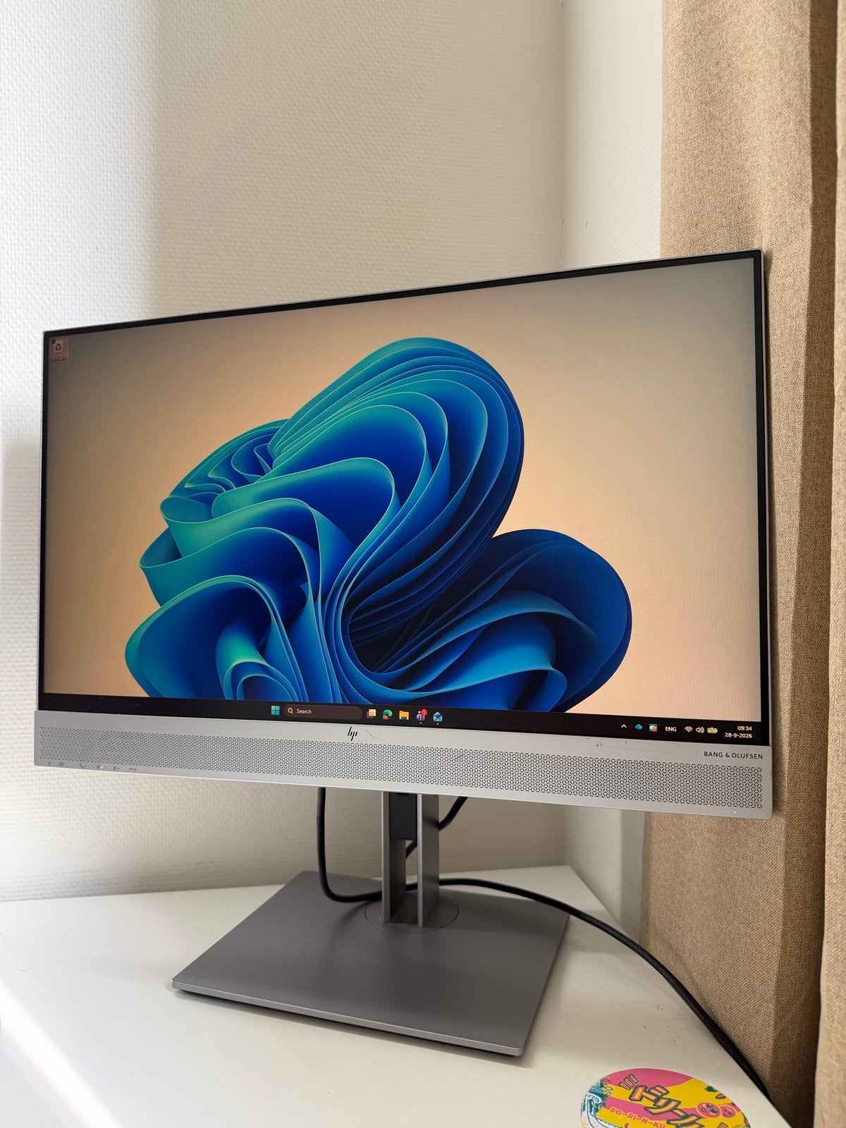 HP E243m Monitor - Full HD, Ingebouwde Speakers, Gebruikt, Full HD, Ophalen of Verzenden, DisplayPort