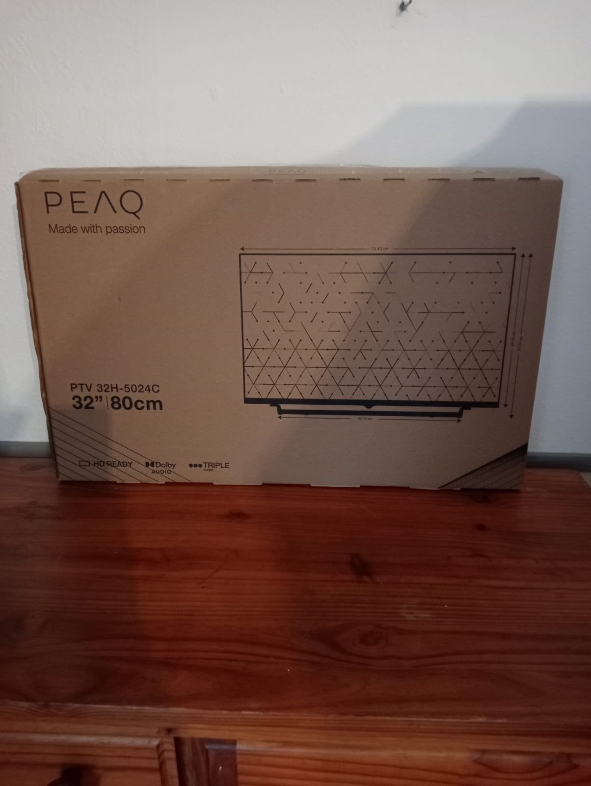 PEAQ TV, Audio, Tv en Foto, Televisies, LED, 50 Hz, HD Ready (720p), Nieuw