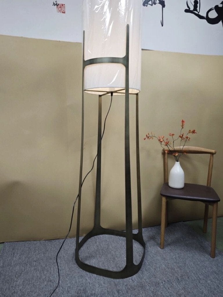 Vloerlamp met lampenkap 160 cm – 3 stuks, Ophalen, Nieuw, Metaal, 150 tot 200 cm