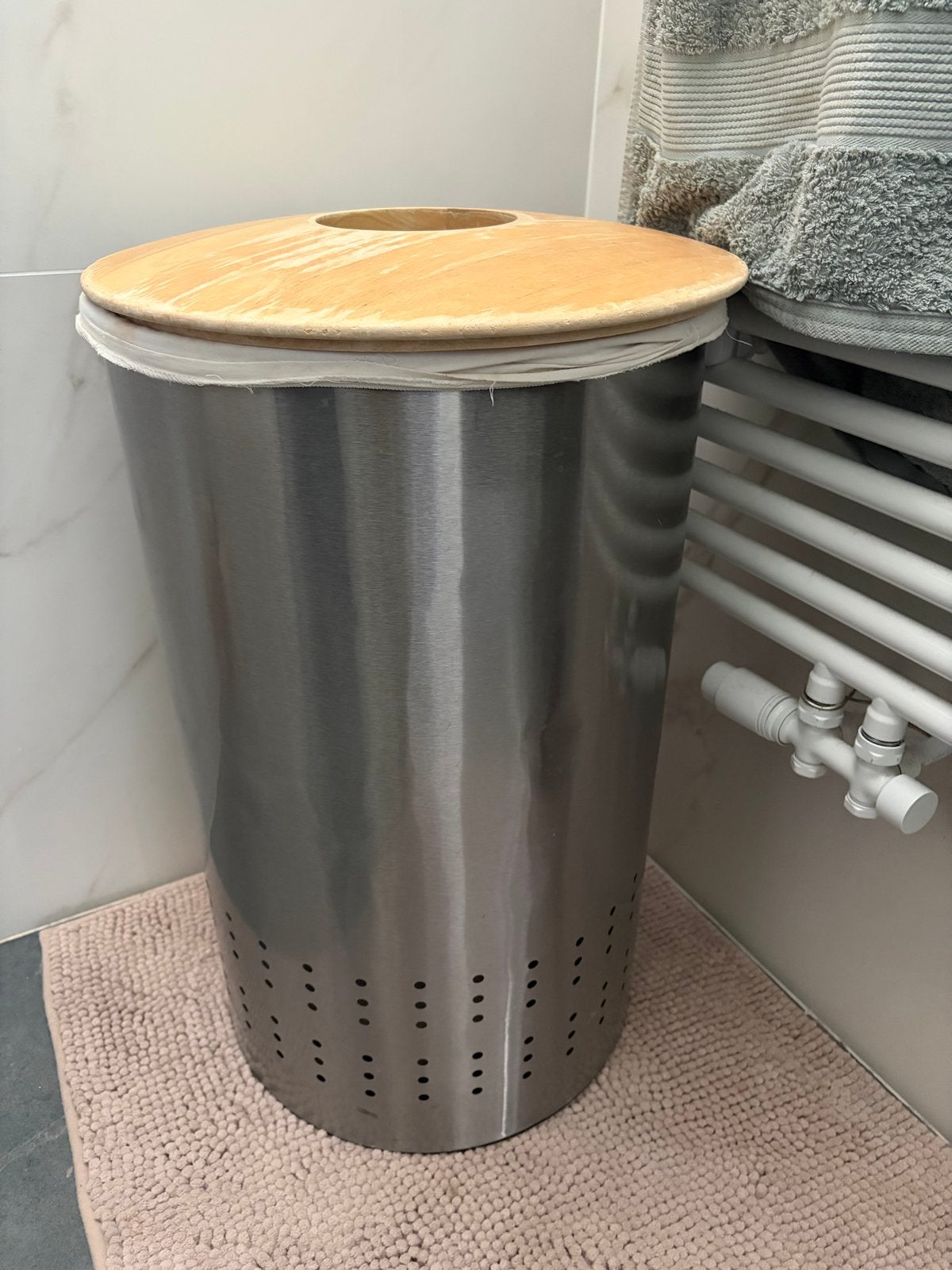 Brabantia wasmand, Ophalen, 50 – 75, Gebruikt, Rvs