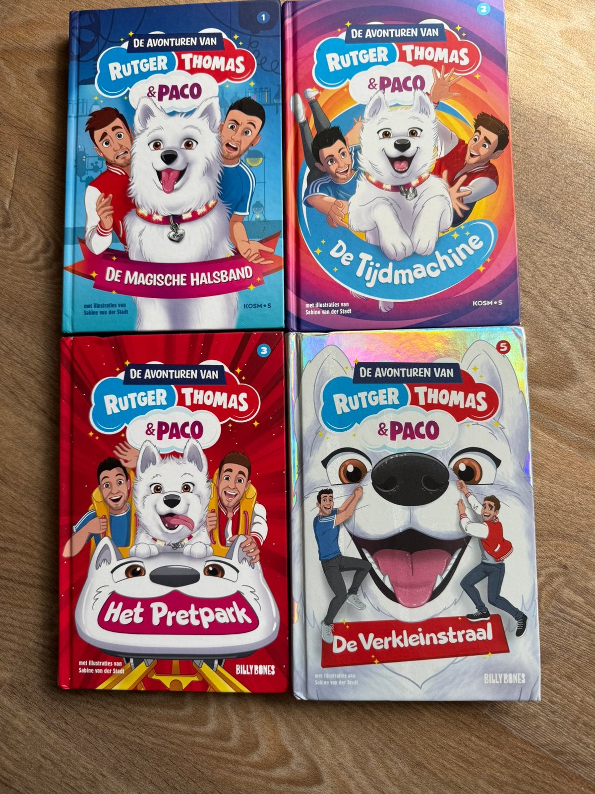 4 boeken - de avonturen van Rutger Thomas en Paco, Boeken, Kinderboeken | Jeugd | onder 10 jaar, Rutger Vink; Thomas van Grinsven