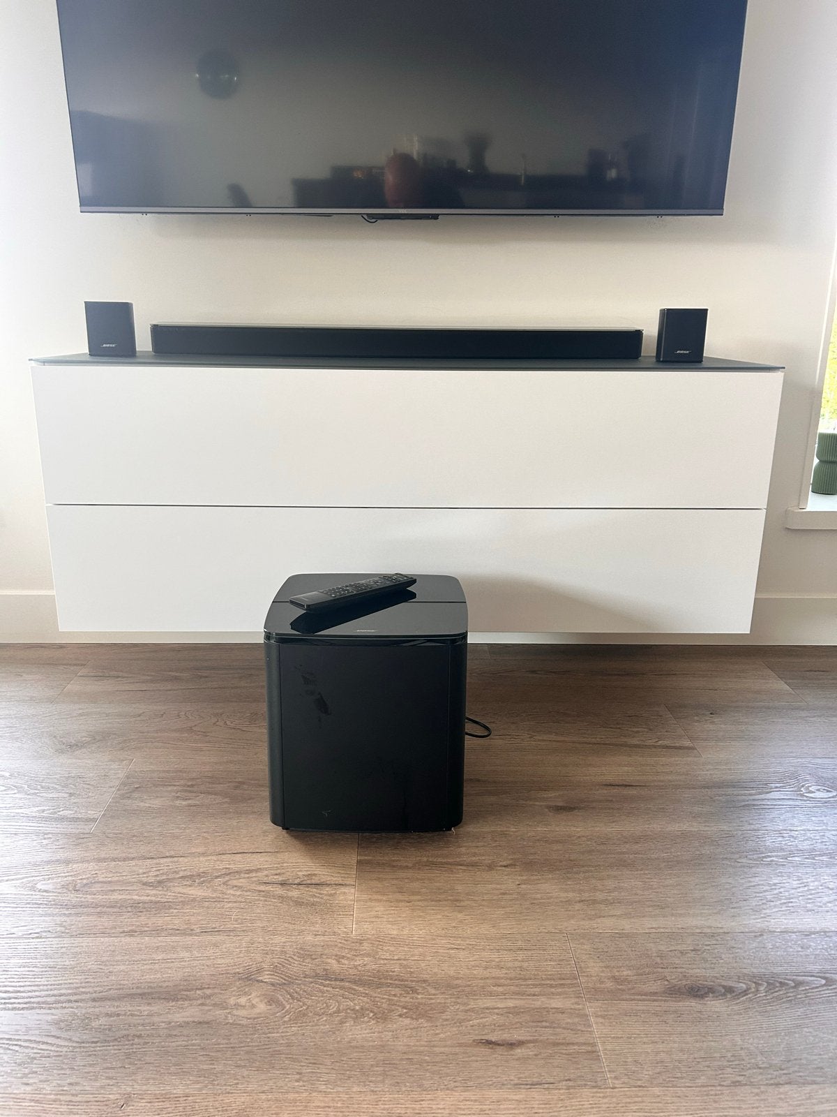 Bose SoundTouch 300 Soundbar met Acoustimass 300 Bass Module, Ophalen of Verzenden, Bluetooth, Gebruikt