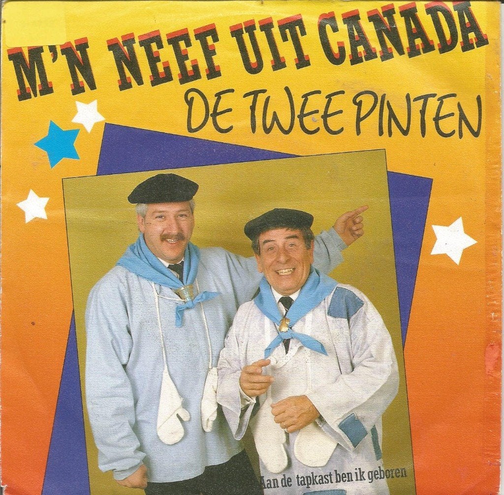 De Twee Pinten – M'n Neef Uit Canada (1989), Gebruikt, Fotohoes, 7 inch, Ophalen of Verzenden