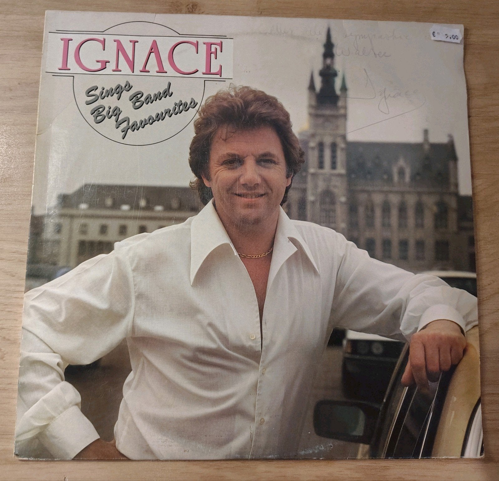 Ignace - Sings Big Band Favourites GESIGNEERD (12" Single), Ophalen of Verzenden, Zo goed als nieuw, Pop