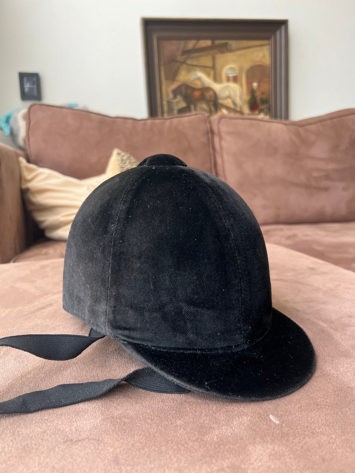 Horka rijhelm cap voor jonge ruiters 53 cm prima staat, Ophalen of Verzenden