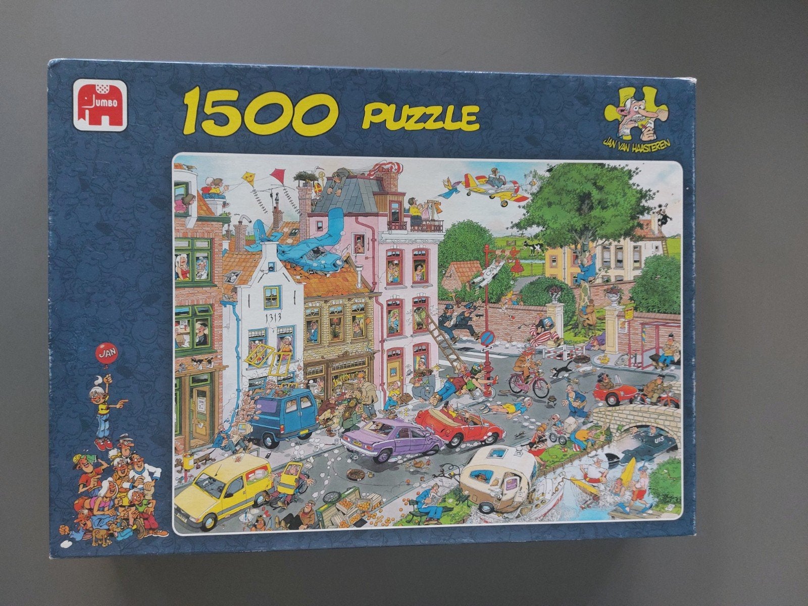 Jan van Haasteren Vrijdag de dertiende, Ophalen of Verzenden, 500 t/m 1500 stukjes, Gebruikt, Legpuzzel