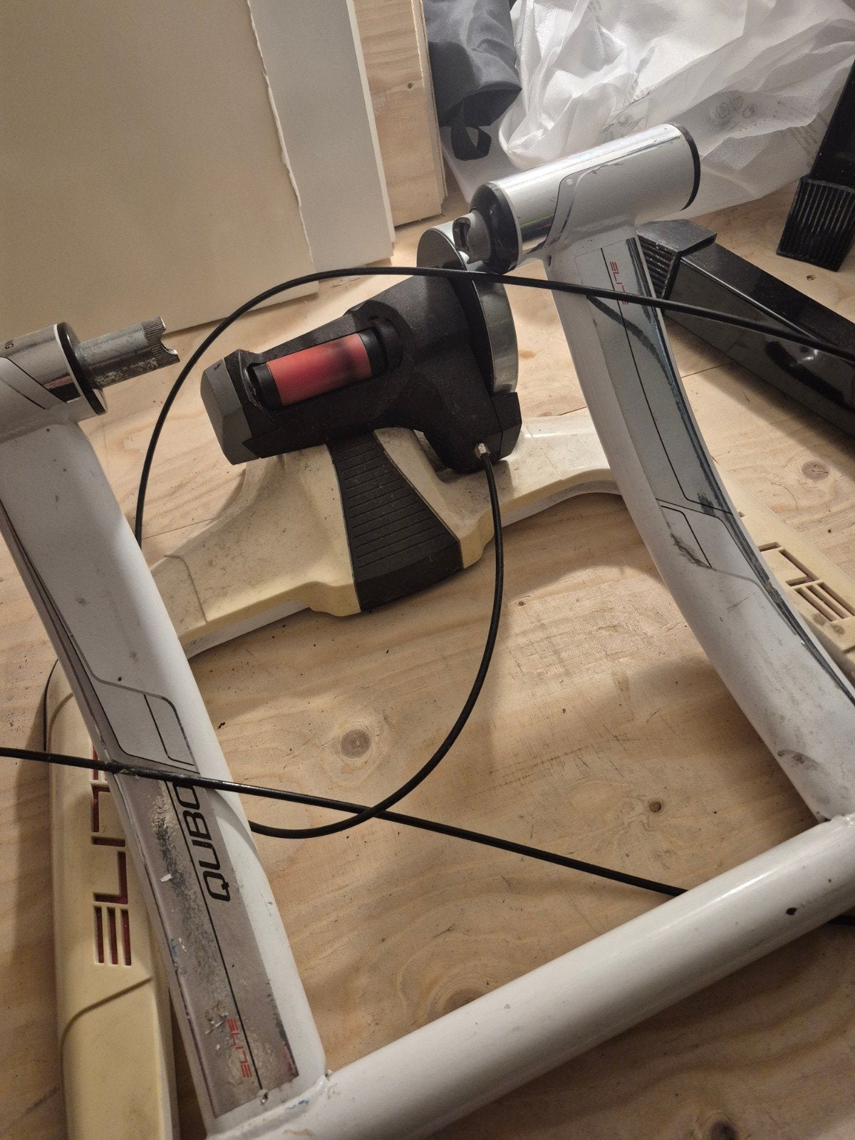 Fietstrainer, Ophalen, Racefiets