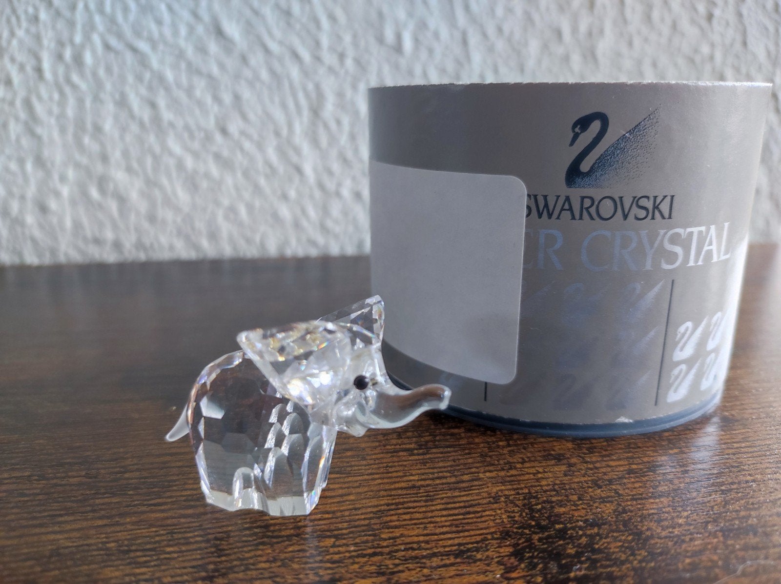 Swarovski Kristallen Olifantje, Verzamelen, Swarovski, Ophalen, Zo goed als nieuw, Figuurtje