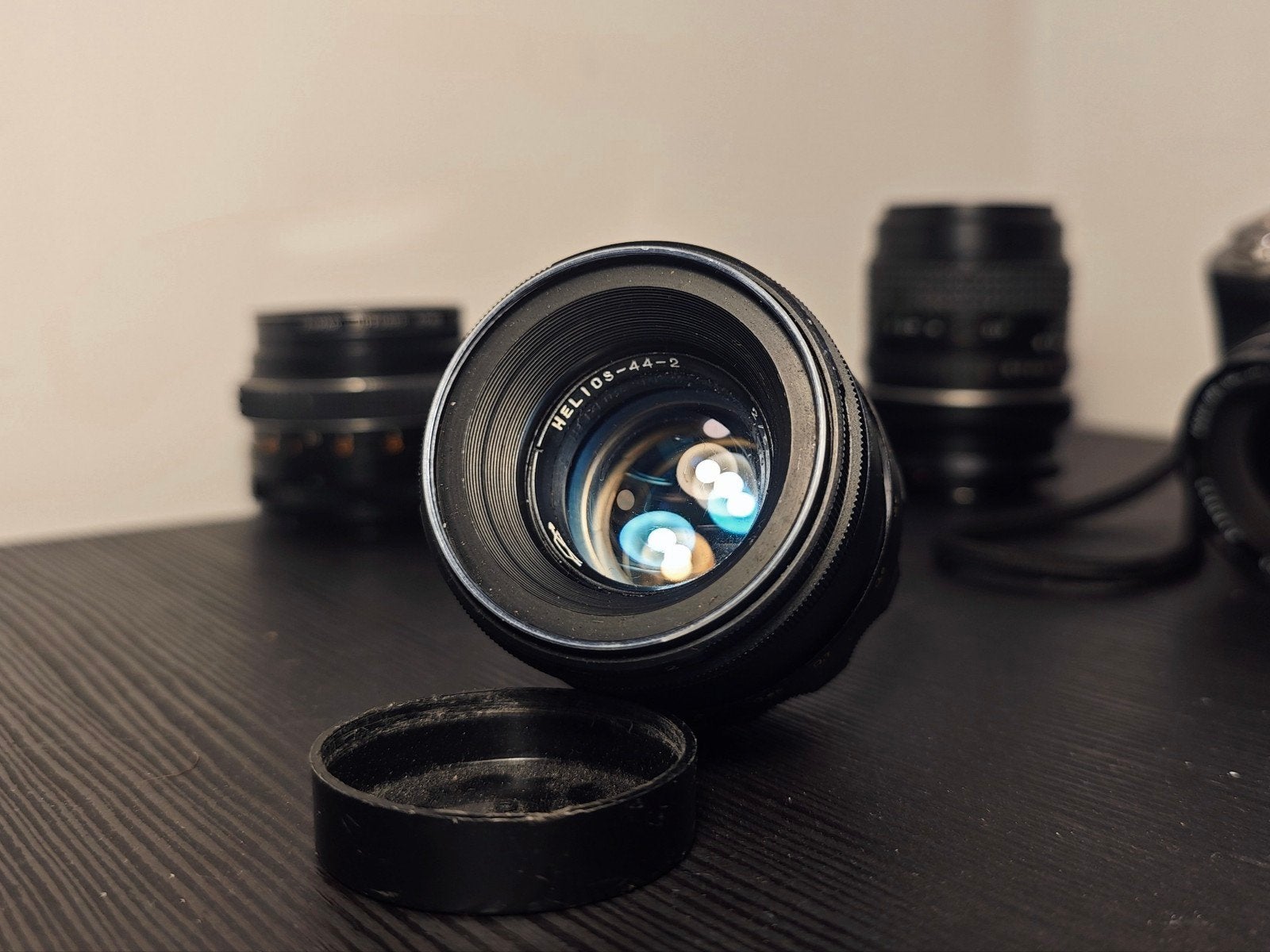 Helios-44-2 58mm f/2 vintage lens - M42 vatting, Gebruikt, Ophalen of Verzenden, Standaardlens, Handmatige focus