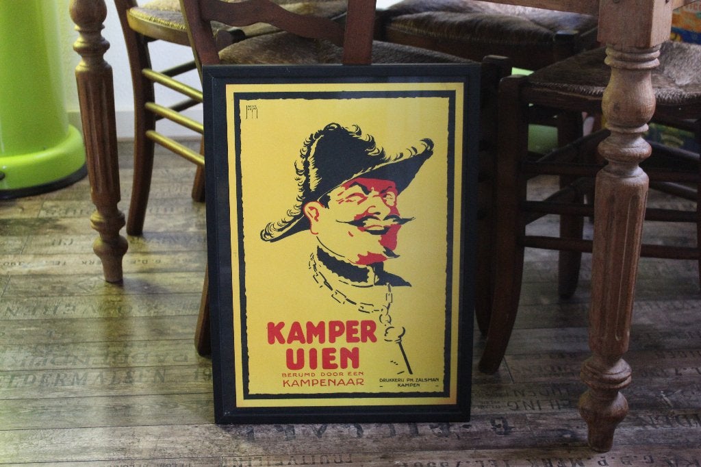 poster Kamper uien, Verzenden, A1 t/m A3, Reclame, Rechthoekig Staand