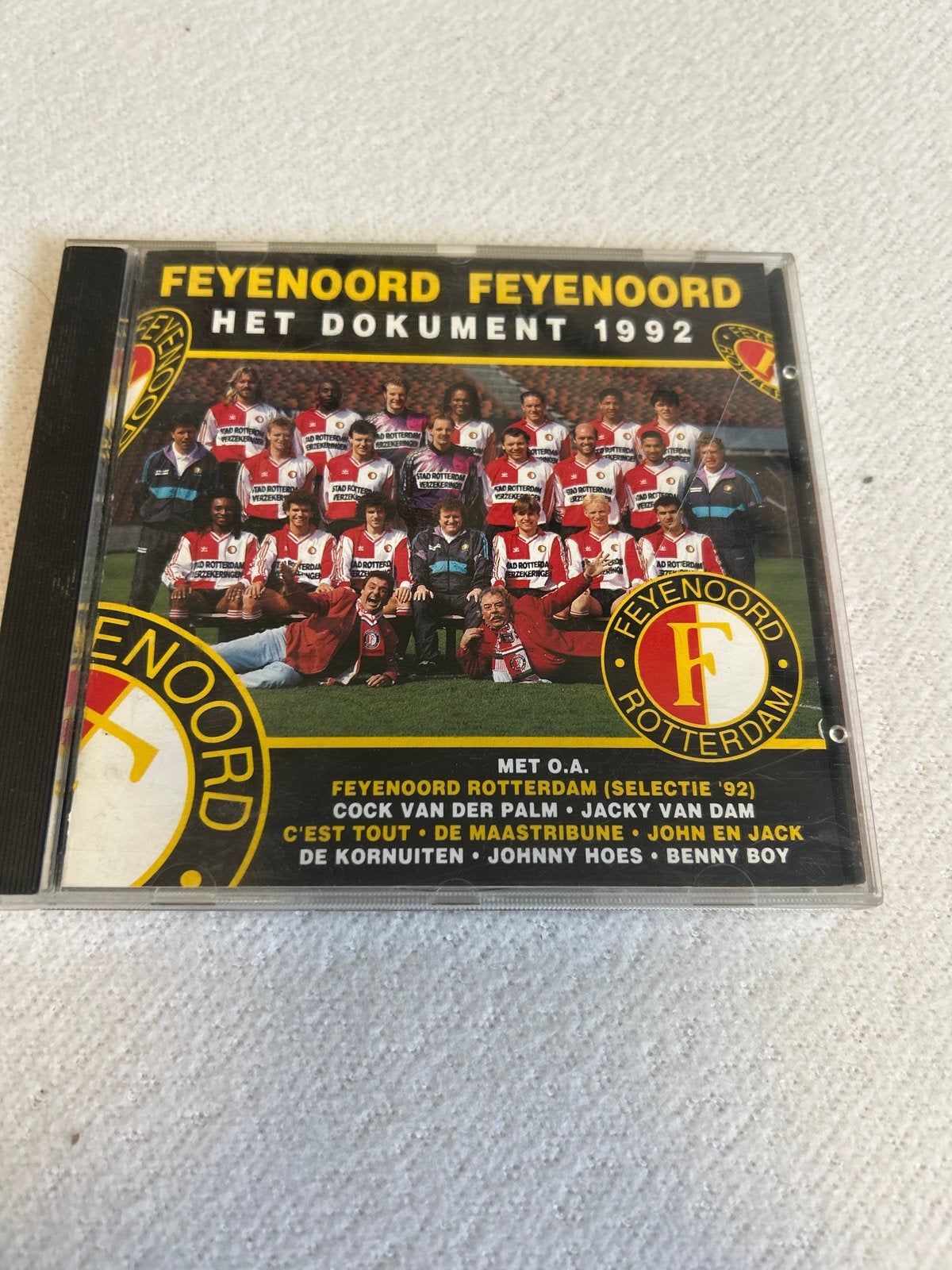 Feyenoord Het Dokument 1992 CD - Voetballiedjes, Gebruikt, Overige genres, Ophalen of Verzenden, Inclusief boekje