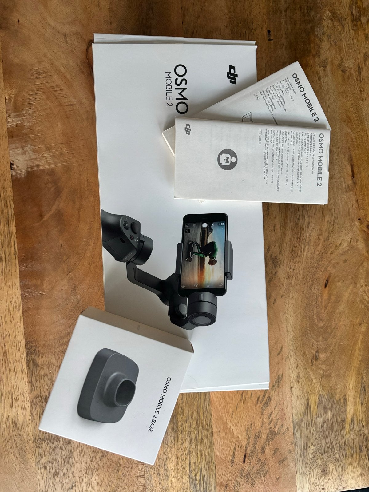 DJI Osmo Mobile 2 Gimbal met Base - Zo goed als nieuw, Overige typen, Overige soorten, Minder dan 8x, Zo goed als nieuw