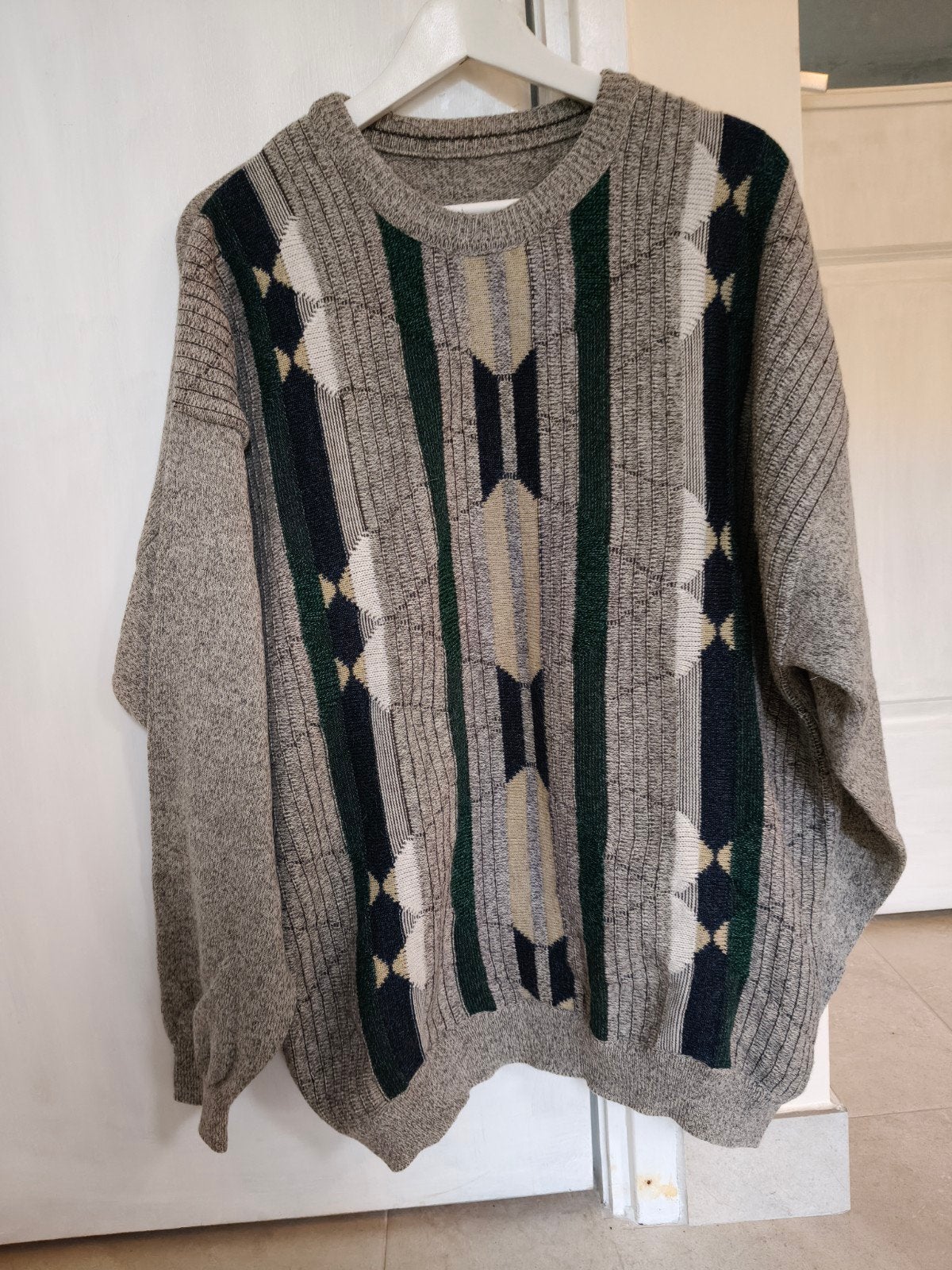 VINTAGE TRUI MERINOWOL RETRO WINTER XL. 54 SCANDINAVISCH, Ophalen of Verzenden, Nieuw, Maat 52/54 (L), Vintage