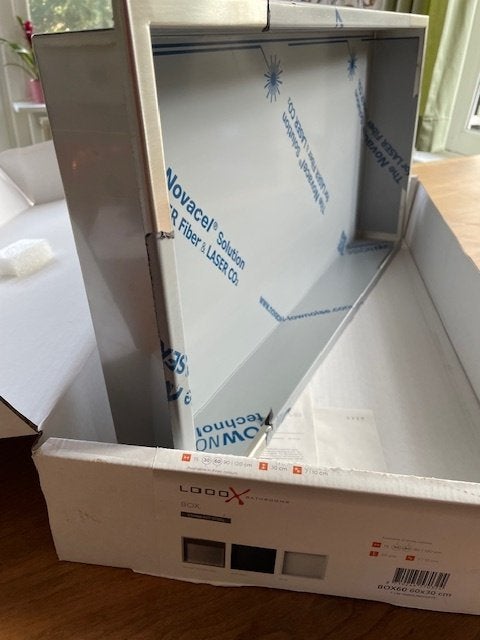 Inbouwnis LoooX boX RVS, Ophalen, Nieuw, Rvs, Douche