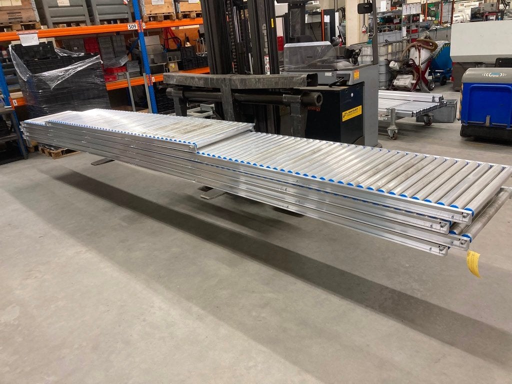 Aluminium rollenbaan, Ophalen, Zo goed als nieuw