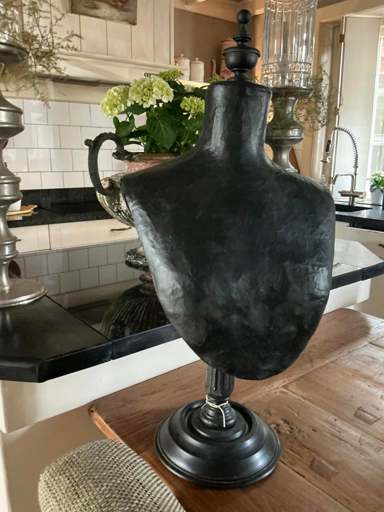 Antieke buste van papier mache, Antiek en Kunst, Ophalen