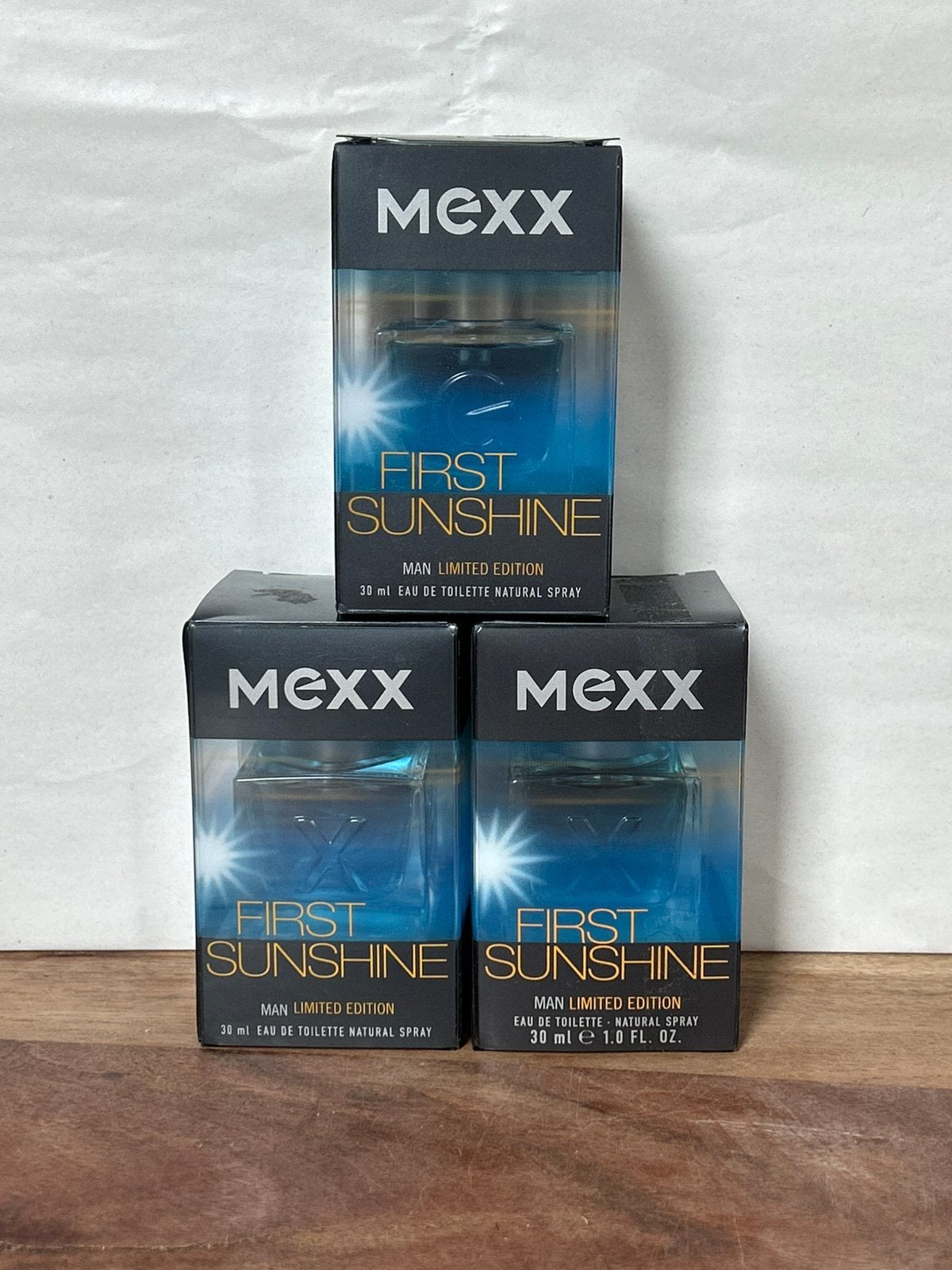 3x Mexx - first sunshine man 30ml edt • limited edition, Ophalen of Verzenden, Nieuw