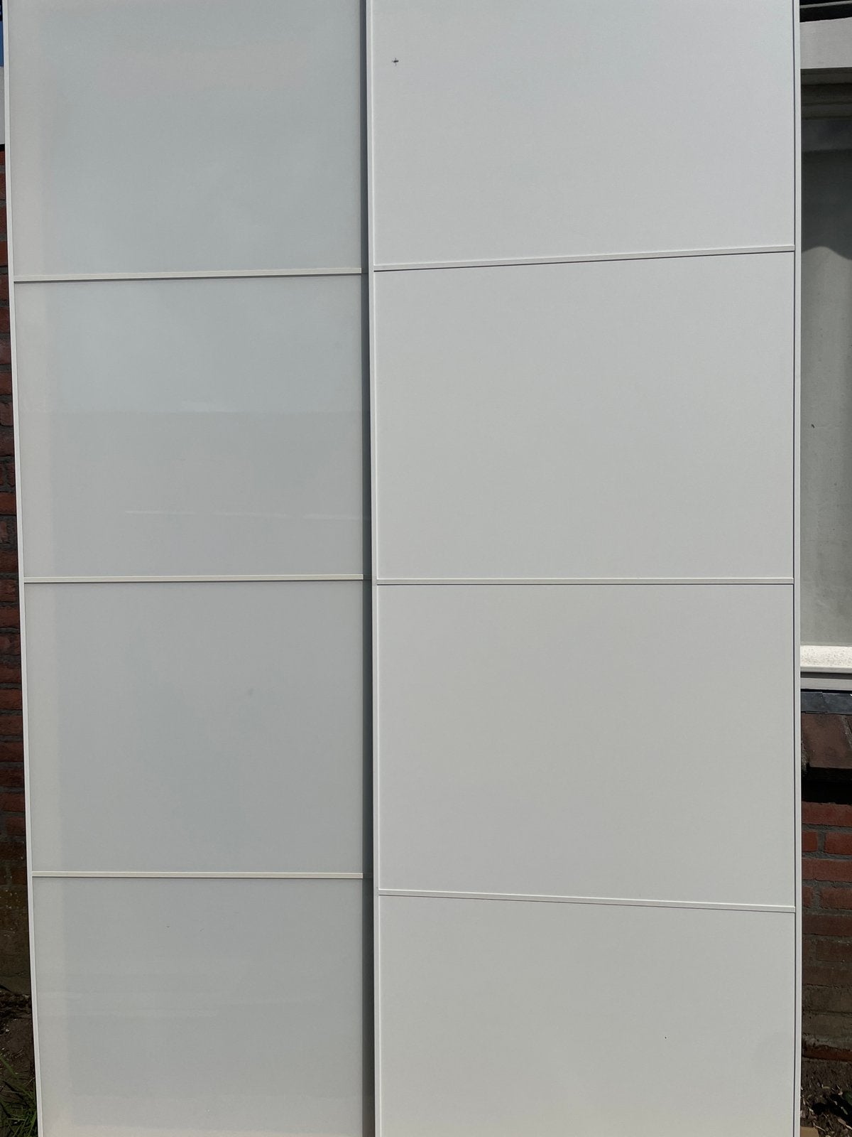 Paxkast schuifdeuren Mehamn, Ophalen, Strak modern, Gebruikt, 100 tot 150 cm