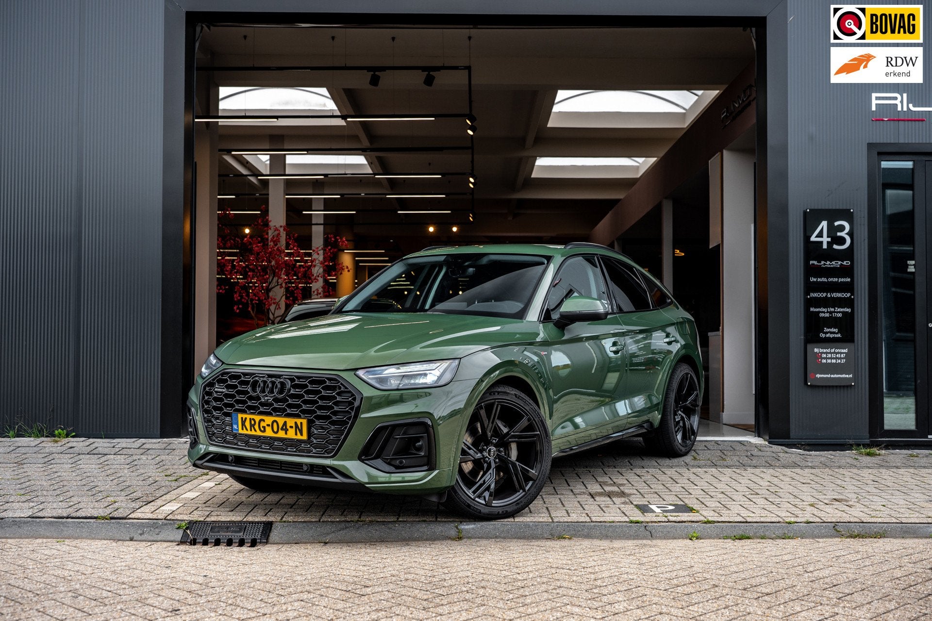 Audi Q5 Sportback 50 TFSI e S edition Competition 299 PK| De, Auto's, Automaat, Dealer onderhouden, Stof, Gebruikt