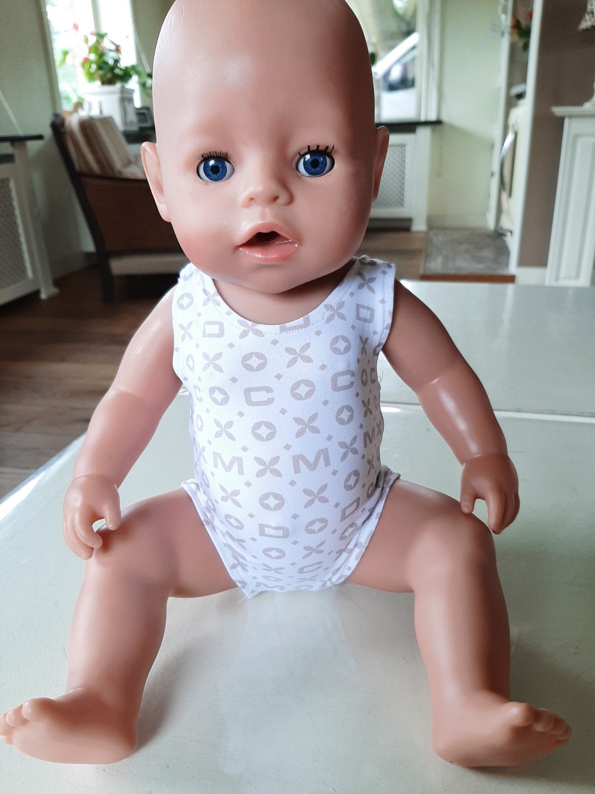 Mooie badpak baby born pop 43cm, Kinderen en Baby's, Speelgoed | Poppen, Ophalen of Verzenden, Nieuw, Babypop