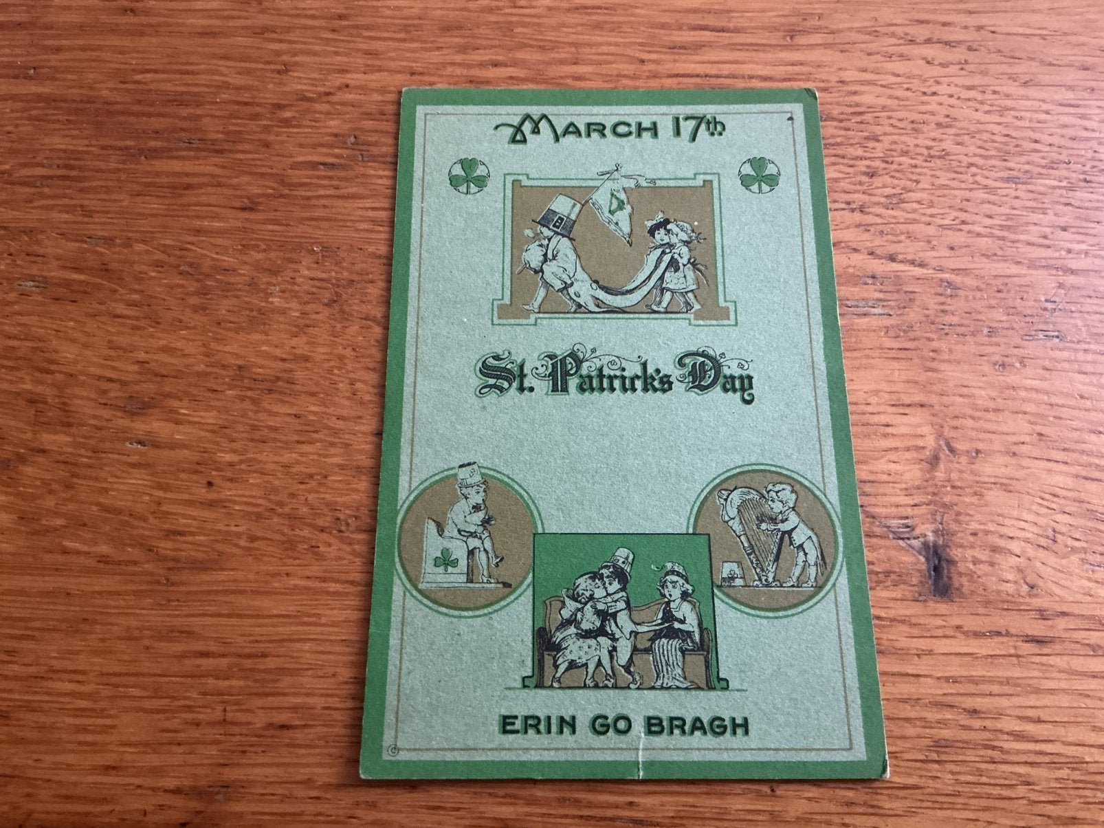 U11 Erin Go Bragh St Patrick’s Day klein scheurtje, Ophalen of Verzenden, Sterren en Beroemdheden
