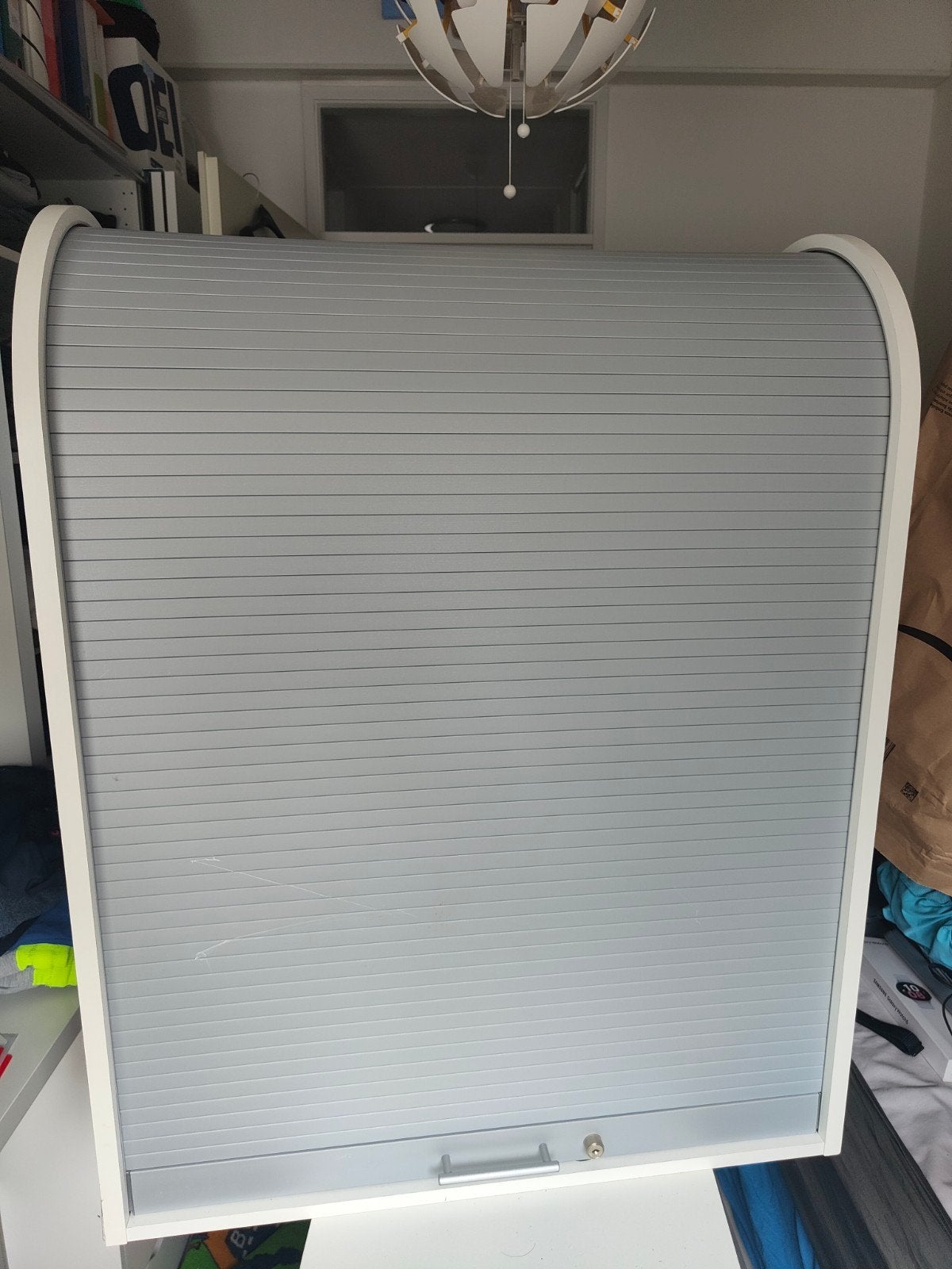 2x Archiefkast met roldeur en sleutel - staand/liggend, Huis en Inrichting, Kasten | Roldeurkasten en Archiefkasten, Ophalen, Minder dan 50 cm