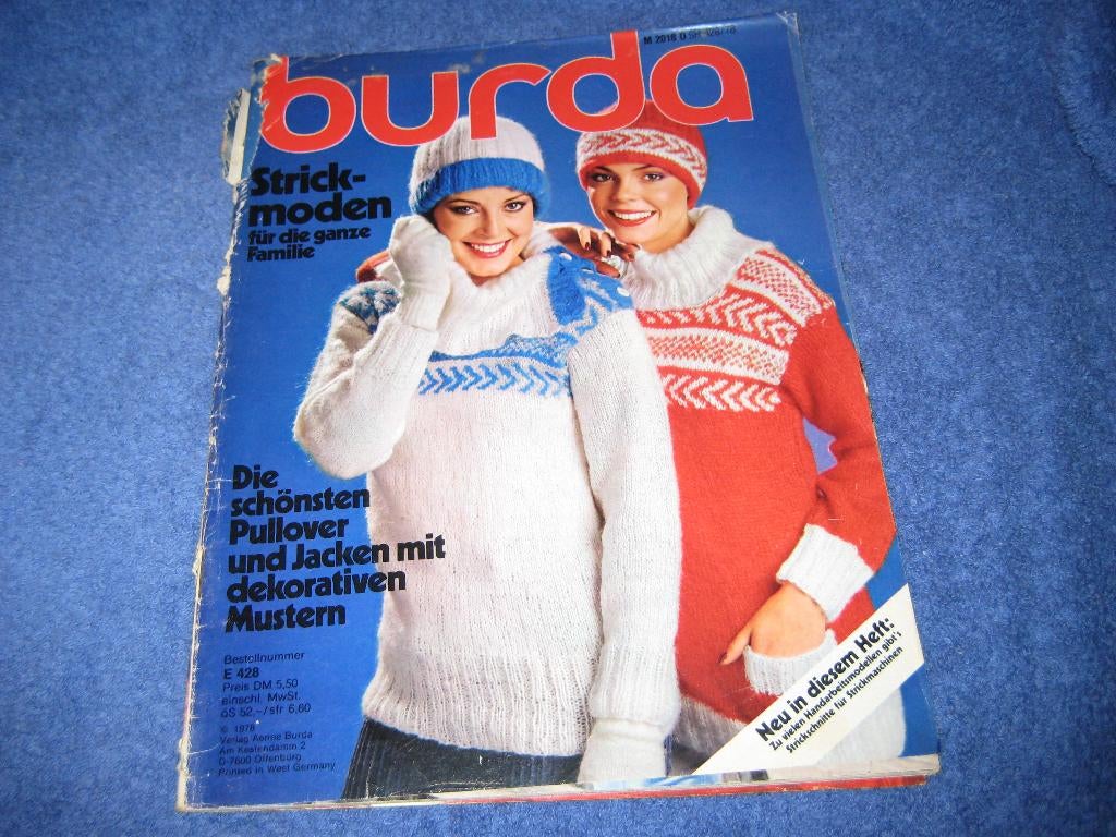 Burda Strick-Mode für die ganze Familie, Ophalen of Verzenden, Gelezen, Breien en Haken