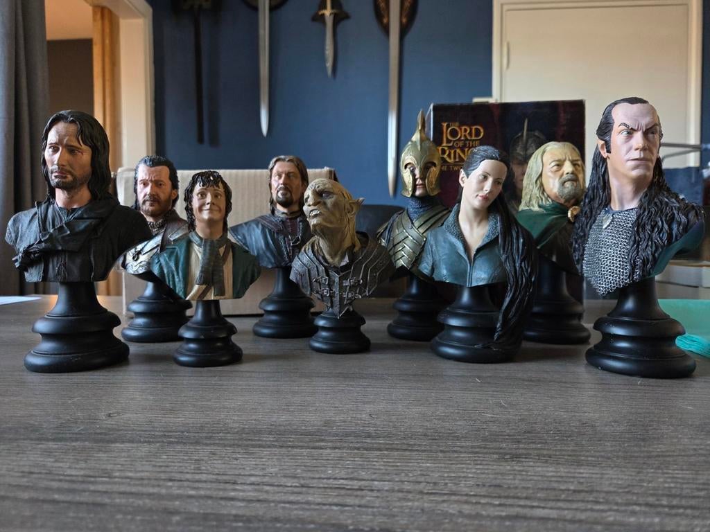 Bustes weta sideshow lord of the rings, Verzamelen, Lord of the Rings, Ophalen of Verzenden, Zo goed als nieuw, Beeldje of Buste
