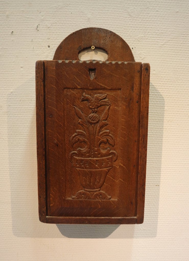 Antieke houten schooltas, 18e eeuw, Ophalen of Verzenden