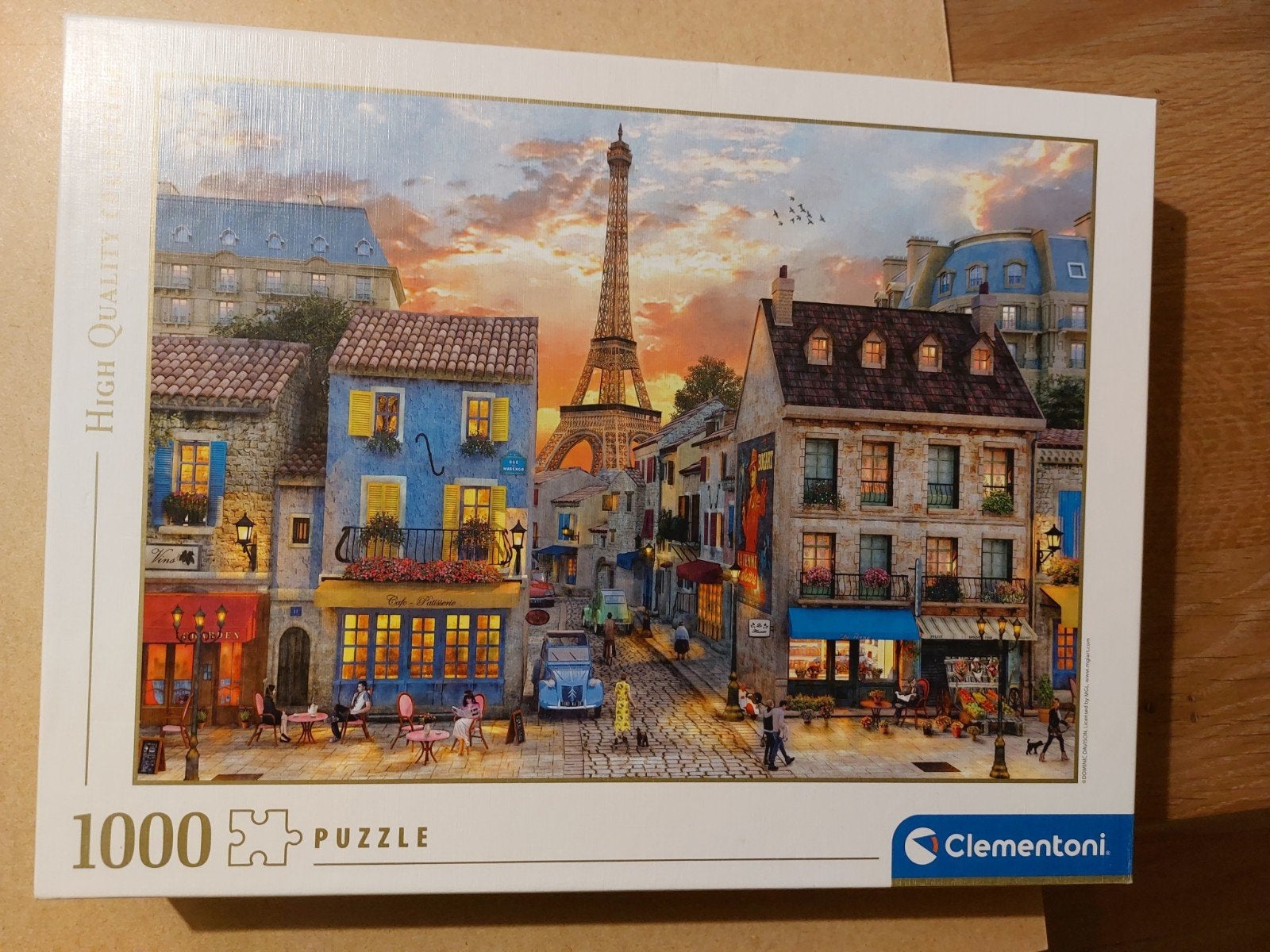 Clementoni Legpuzzel Parijs Eiffeltoren High Quality 1000 st, Ophalen of Verzenden, 500 t/m 1500 stukjes, Zo goed als nieuw, Legpuzzel