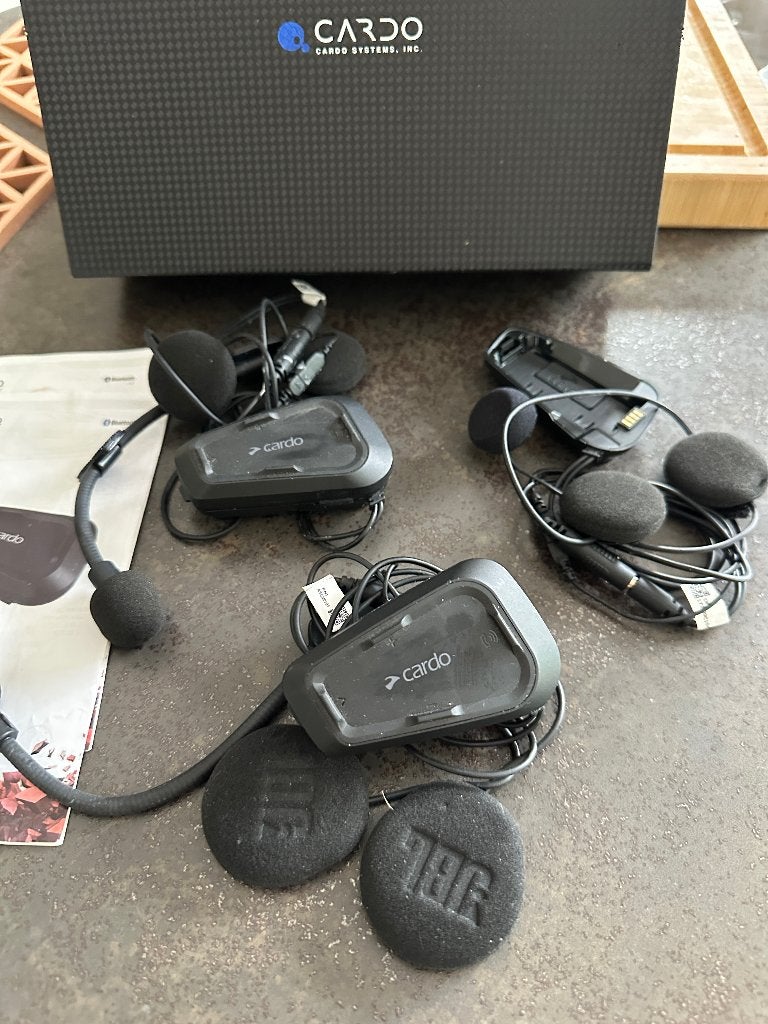 Cardo Spirit Bluetooth Intercom duo en single JBL 60 euro, Ophalen of Verzenden, Tweedehands, Overige typen, Overige merken