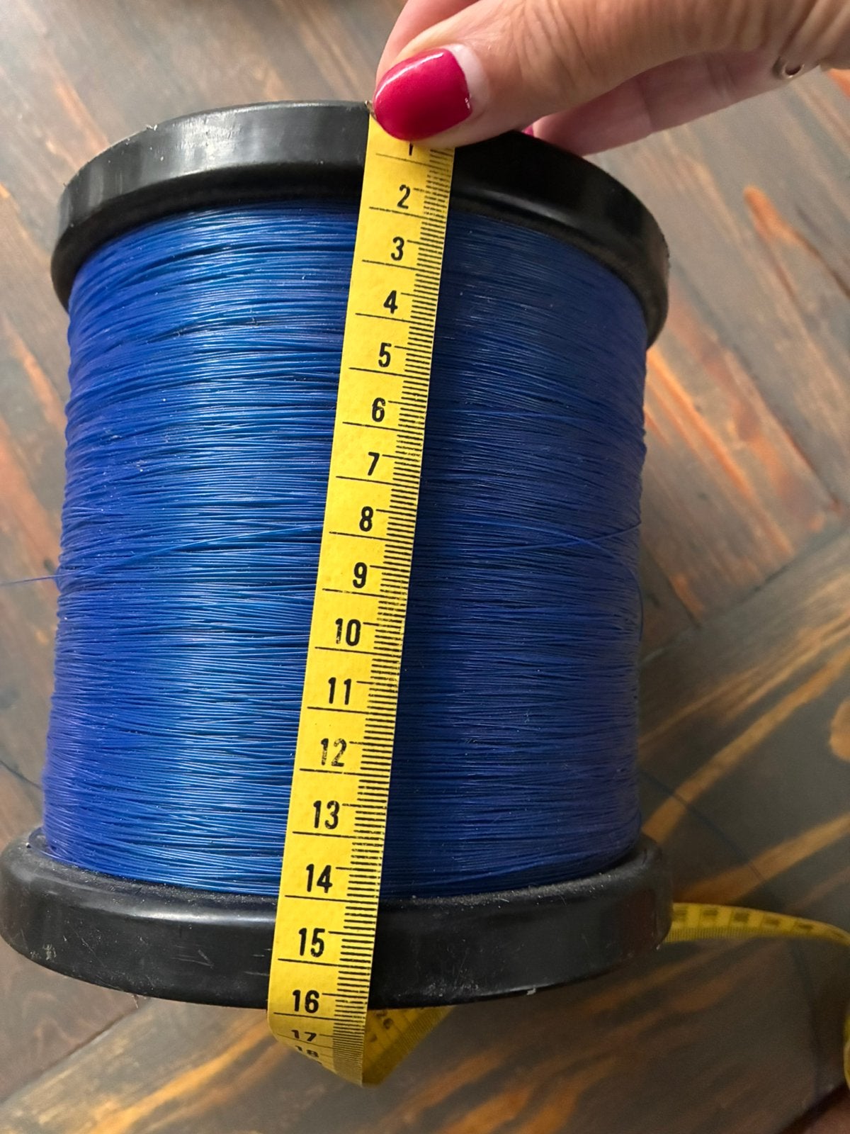 Vislijn visdraad, midnight blue, grote rol, fishingline, Ophalen of Verzenden, Zo goed als nieuw, Vislijn