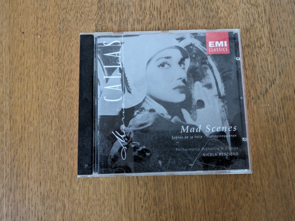 Maria Callas / Mad Scenes EMI, Gebruikt, Overige componisten, Opera of Operette, Ophalen of Verzenden
