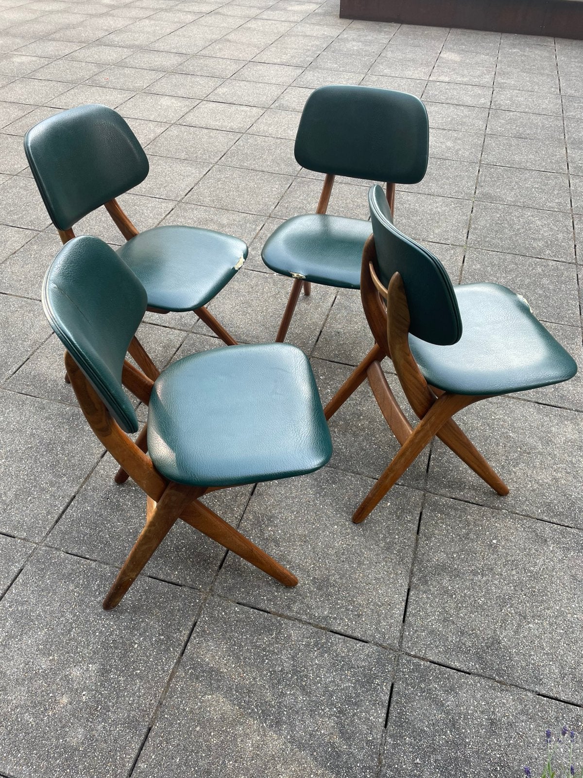 Webe scissor chairs vintage jaren 60 scissors joure, Ophalen, ., 2de hands, Zo goed als nieuw