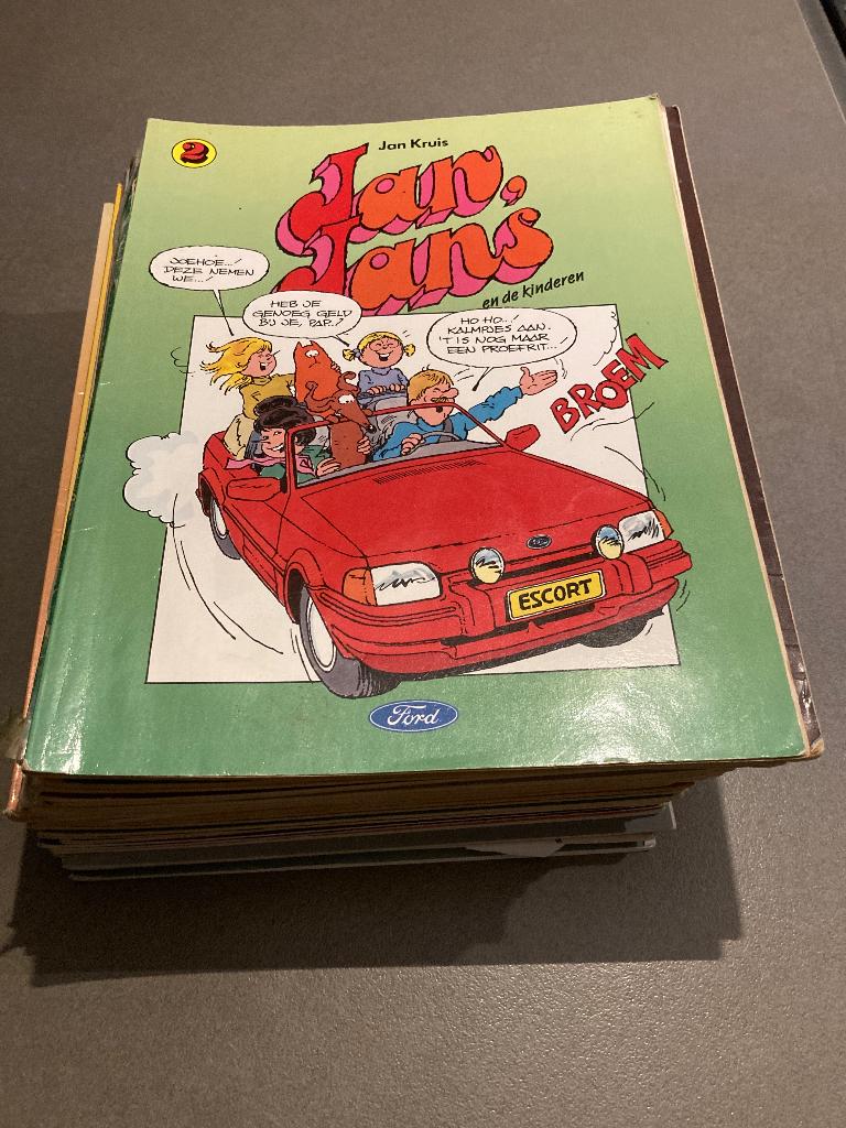 Jan Jans en de kinderen veel boeken 2,3,5,8,8,9,10,11,14,enz, Meerdere stripboeken, Ophalen of Verzenden, Gelezen, Jan Kruis