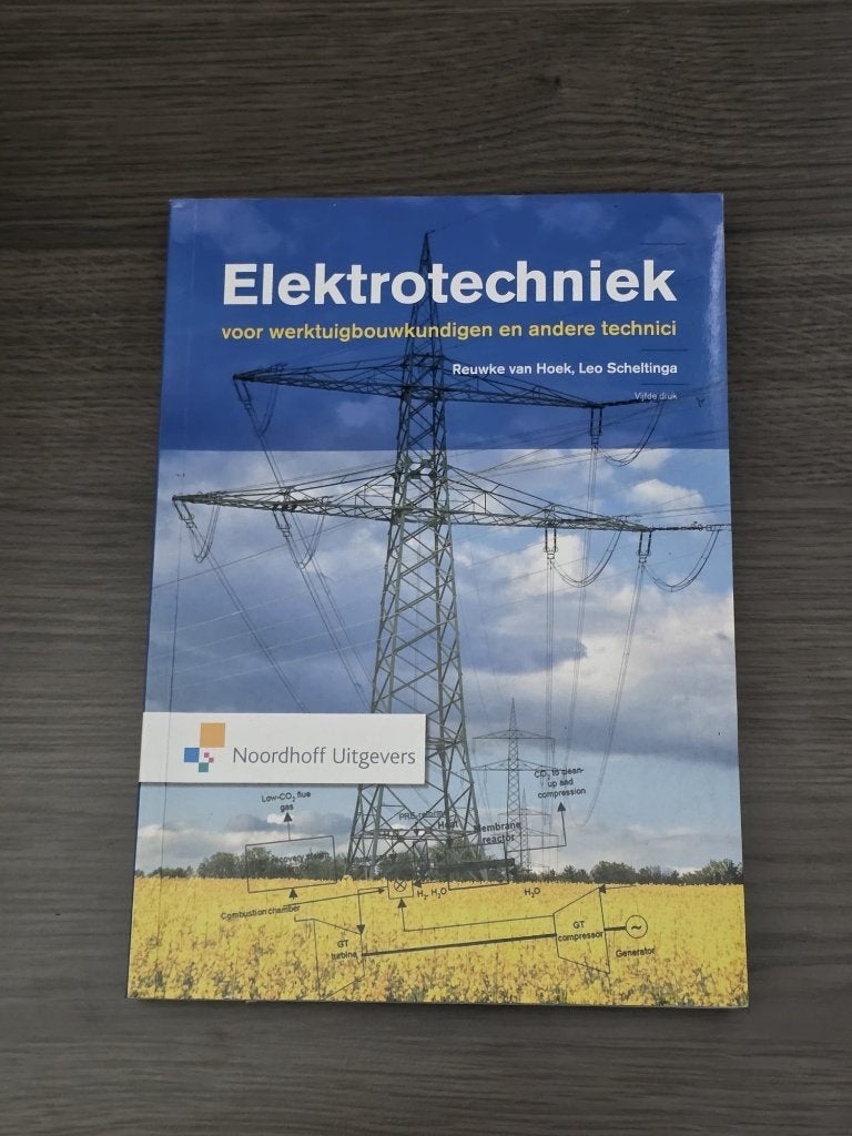 Noordhoff Elektrotechniek voor Werktuigbouwkundigen, Ophalen of Verzenden, Zo goed als nieuw, Elektrotechniek, Noordhoff