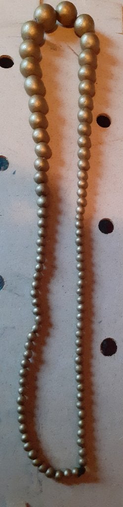 Diverse Strengen Kralen o.a. houten kralen, Ophalen of Verzenden, Zo goed als nieuw, Goud, Overige materialen