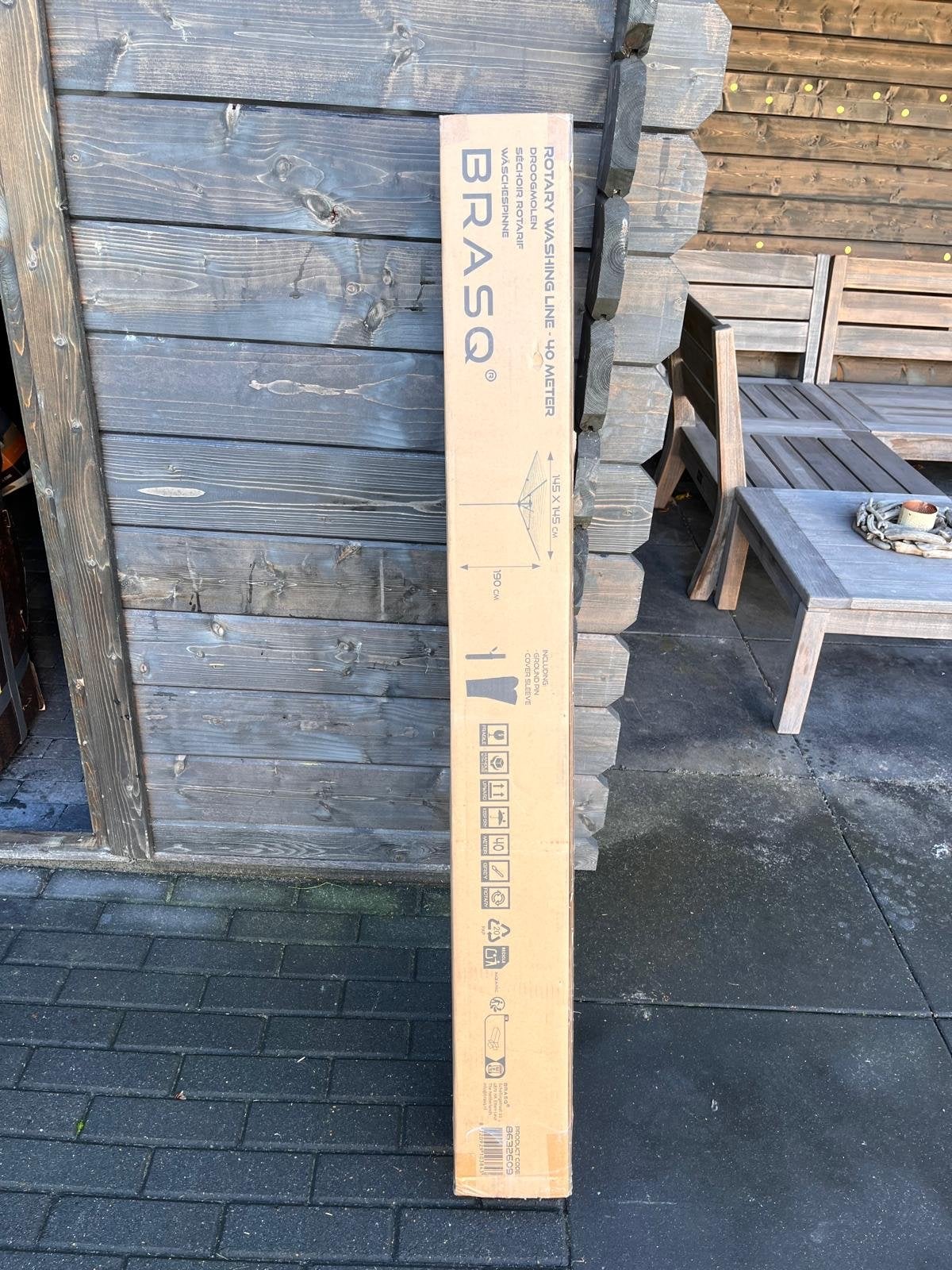 Nieuwe BRASQ Droogmolen met beschermhoes, Ophalen, Nieuw, Droogmolen