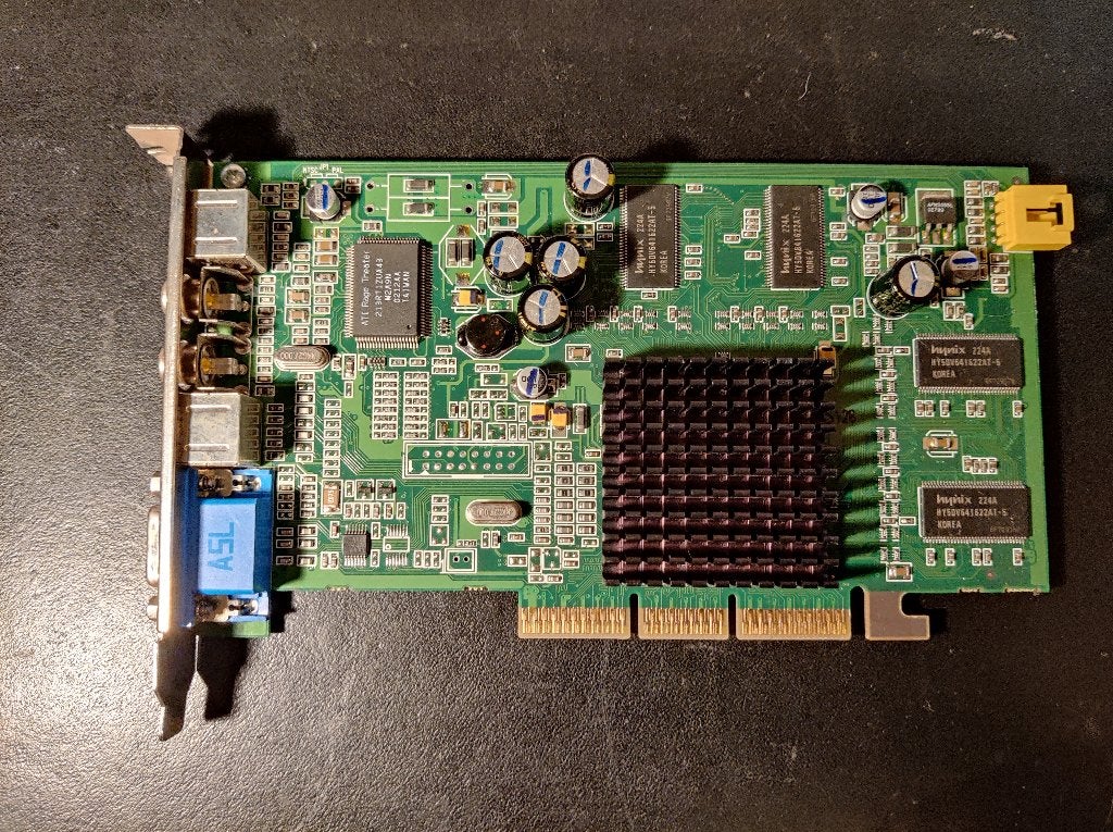 Radeon 9000 64MB VIVO V2.0 AGP [K511] 16-9, Computers en Software, Gebruikt, AMD, Tv-Out, Ophalen of Verzenden