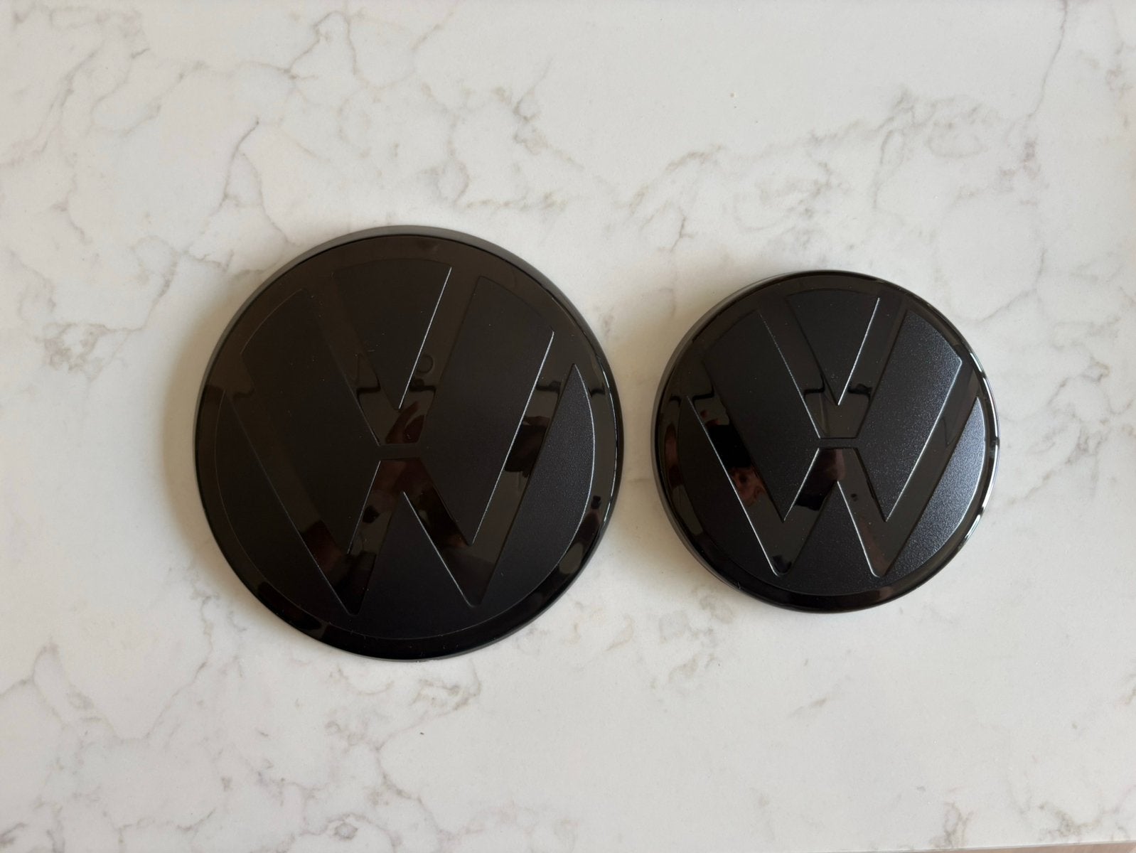 Zwart logo VW Golf 8, Ophalen of Verzenden