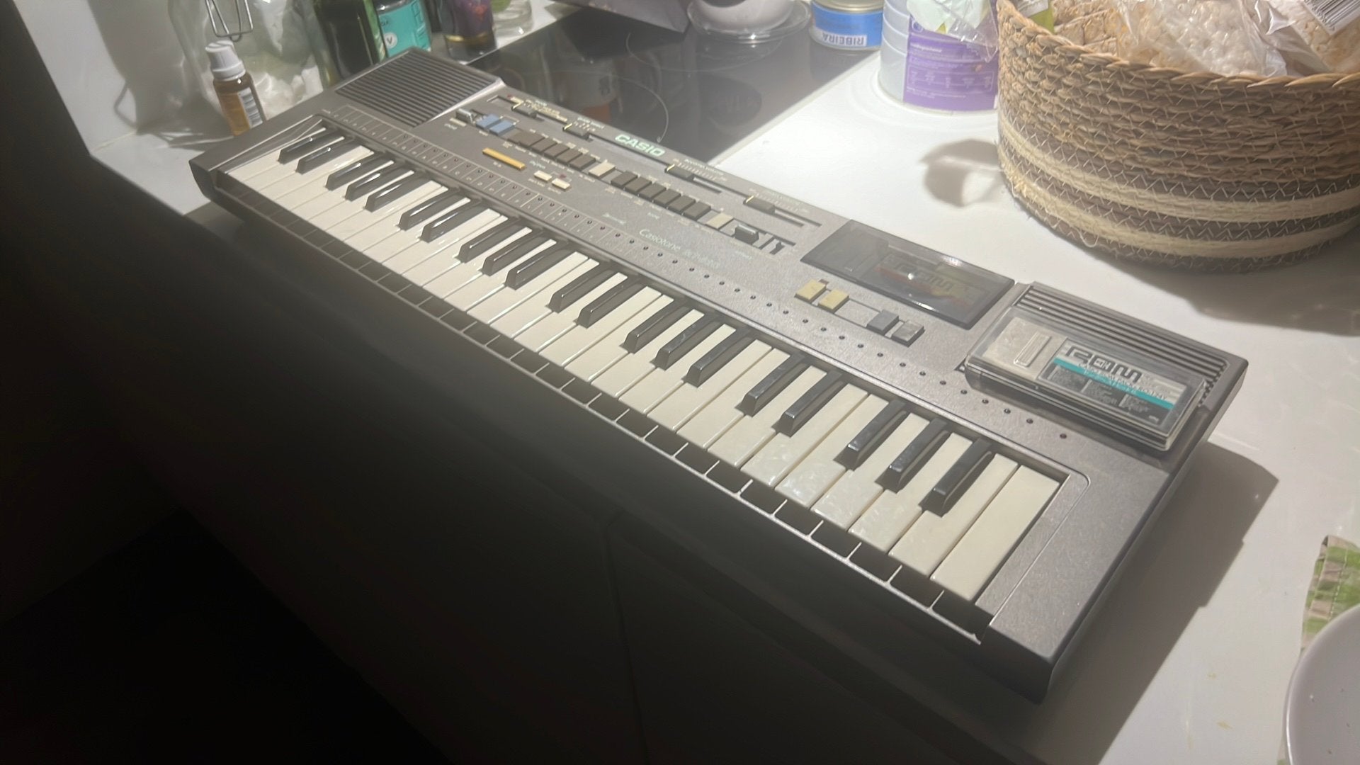 1980s Casio Casiotone MT-820 uit Japan + 2 ROM Packs, Ophalen, Gebruikt, 61 toetsen, Overige merken