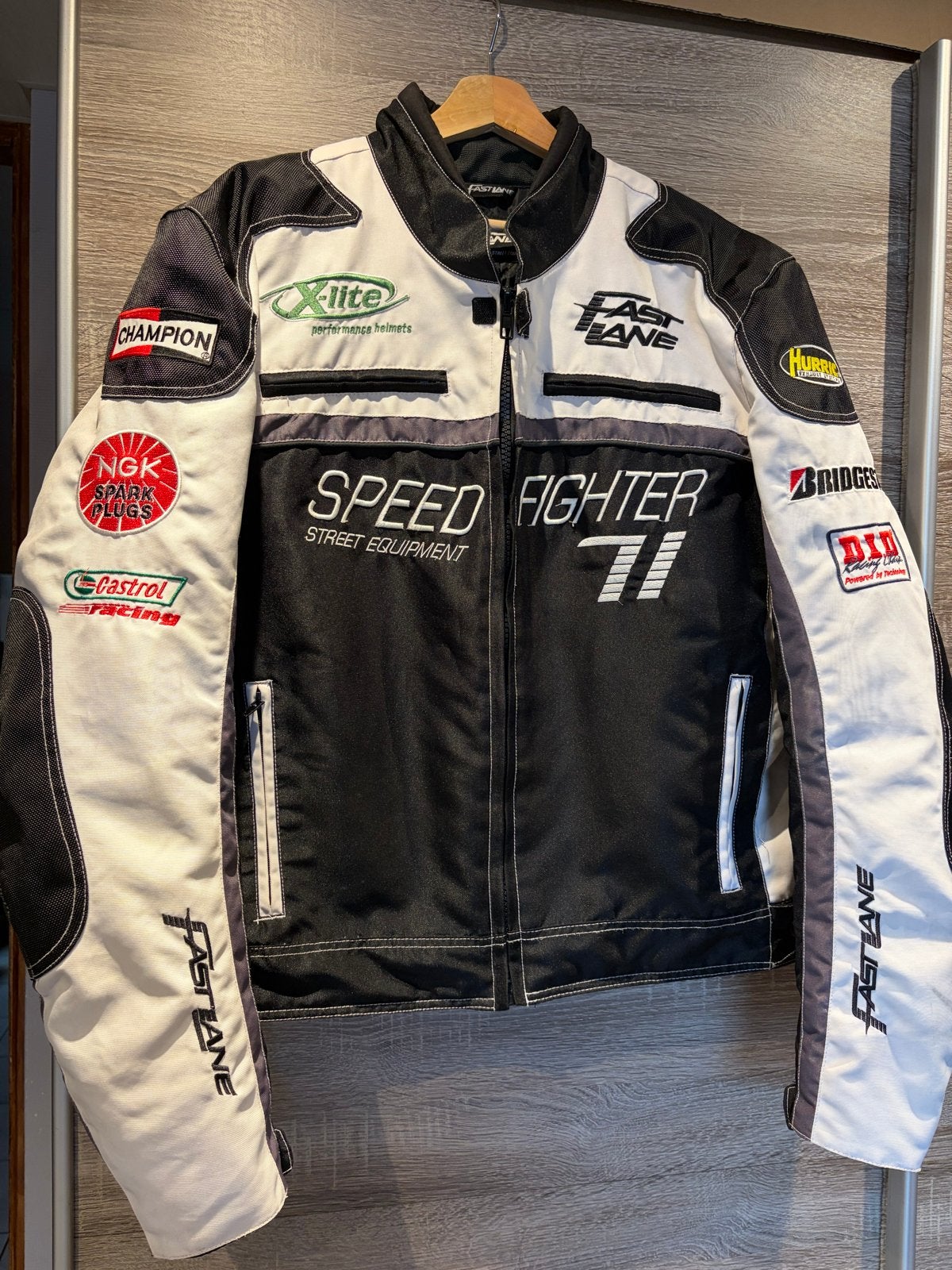 Fastlane Speed Fighter Motorjas XXL in perfecte staat, Motoren, Kleding | Motorkleding, Ophalen, Tweedehands, Jas | textiel