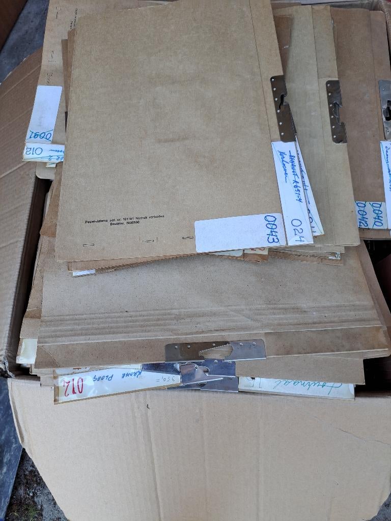 hangmappen, Huis en Inrichting, Kasten | Roldeurkasten en Archiefkasten, Ophalen, Overige materialen, Papieren hangmappen, 50 tot 100 cm