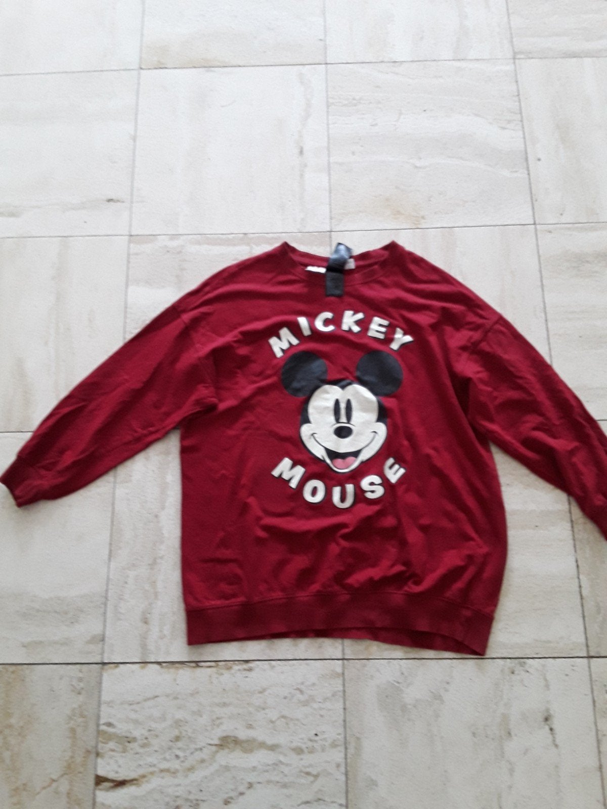 Disney Mickey Mouse sweater maat M. rood, Maat 38/40 (M), H&M, Ophalen of Verzenden, Gedragen