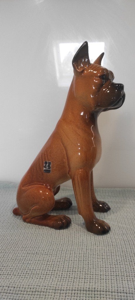 Cortendorf Boxer beeldje - 33cm hoog, Antiek en Kunst, Ophalen of Verzenden