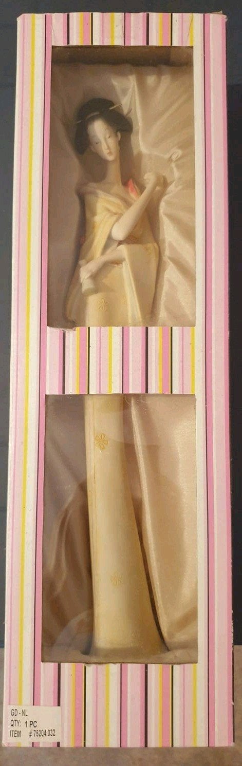 geisha beeld, Antiek en Kunst, Kunst | Beelden en Houtsnijwerken, Ophalen, Beeld, 20 - 50 cm