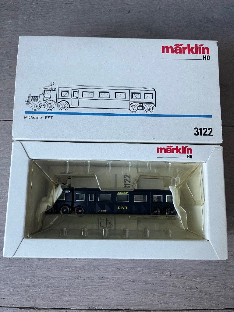 Marklin ho 3122 railbus Micheline nieuwstaat, Wisselstroom, Verzenden, Overige typen, Nieuw