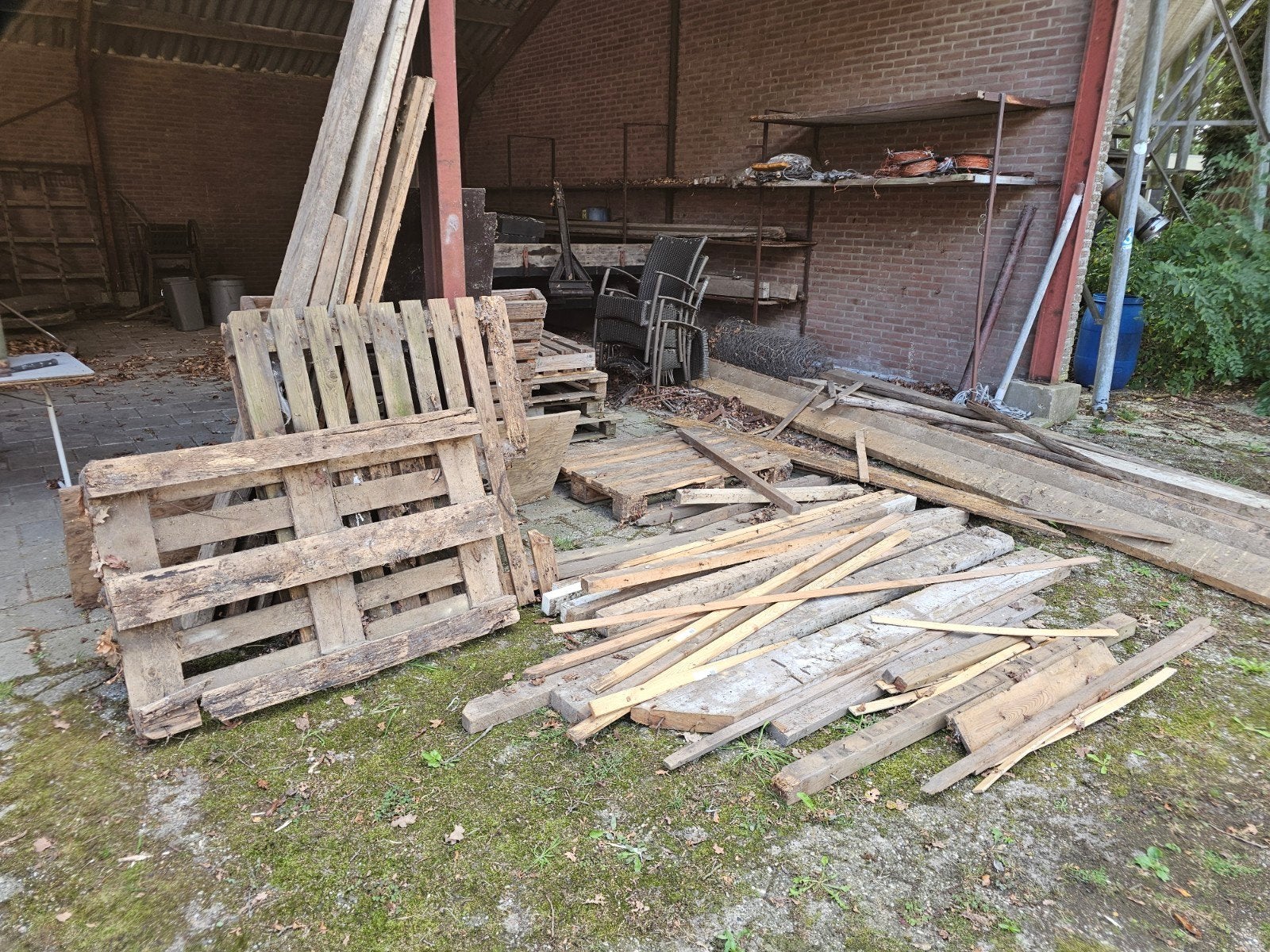 zaaghout / open haard hout (grote partij), Ophalen, Overige typen, Minder dan 2 meter