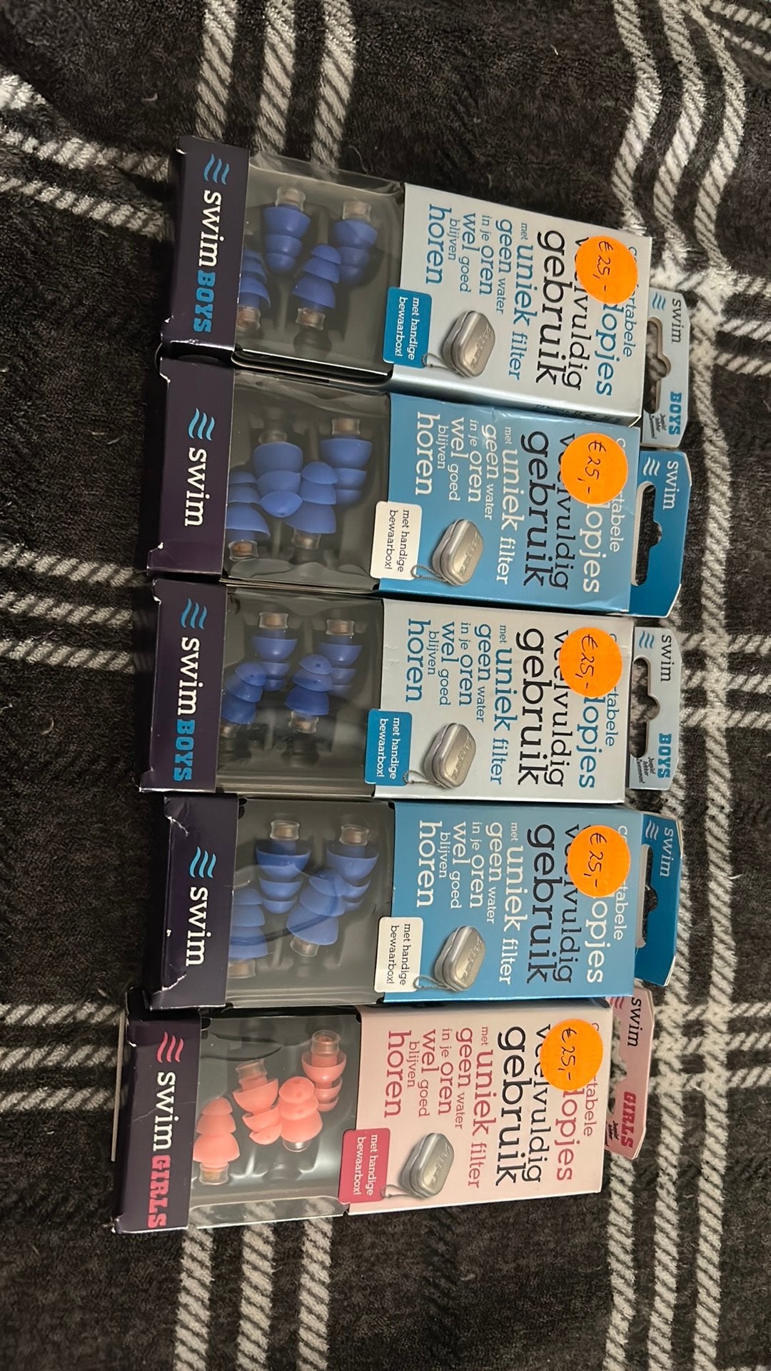 Zwem oordopjes AFGEPRIJSD (laatste paar setjes), Ophalen of Verzenden, Nieuw, Jongen of Meisje, Overig