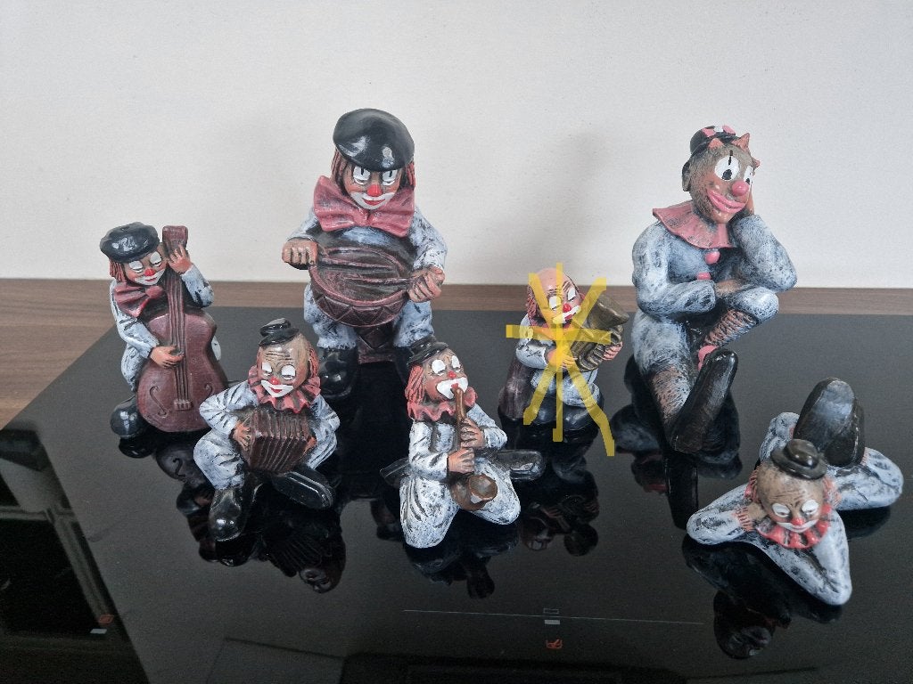 collectie CLOWN beeldjes, Ophalen of Verzenden, Zo goed als nieuw, Mens